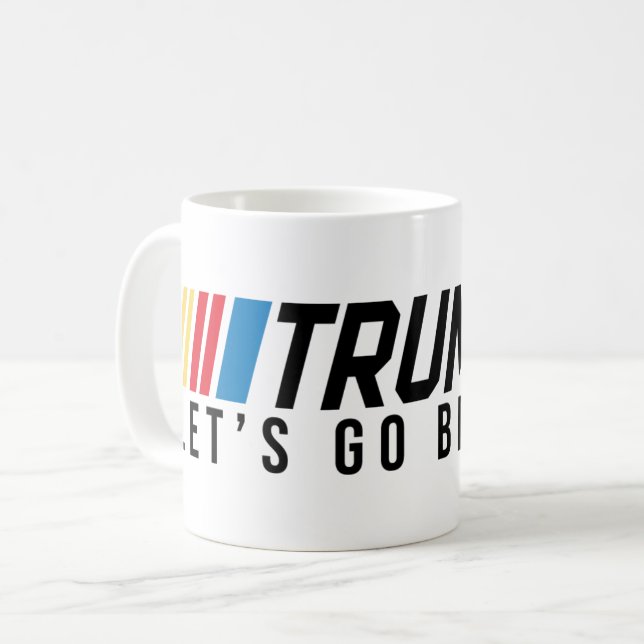 Taza De Café Trump 2024 Vamos Brandon (Anverso izquierdo)