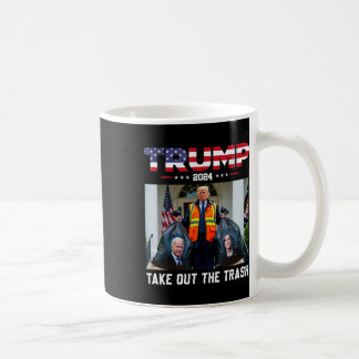 Taza De Café Trump 2025 Saca la Basura Divertido Trump Basura 