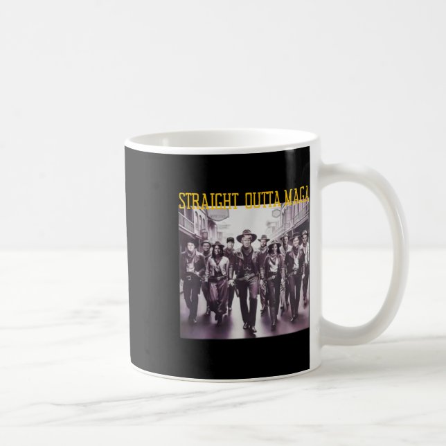 Taza De Café Trump 20 con equipo de vaqueros mega occidental (Derecha)