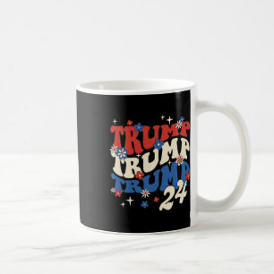 Taza De Café Trump 24 2024 Groovy Retro