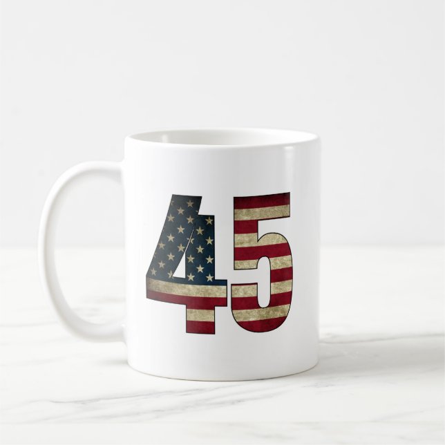 Taza De Café Trump 45-47 (Izquierda)