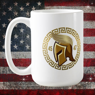 Taza De Café Trump 45-47 Espartano