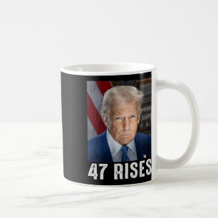 Taza De Café Trump 47 se levanta Foto de la inauguración de Don