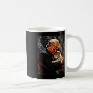 Taza De Café Trump Abrazando Un Gato Naranja 2025 Hacer Gatos S