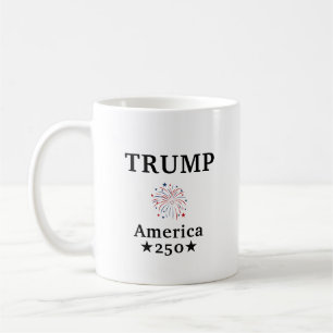 Taza De Café Trump América 250 Nombre Personalizado