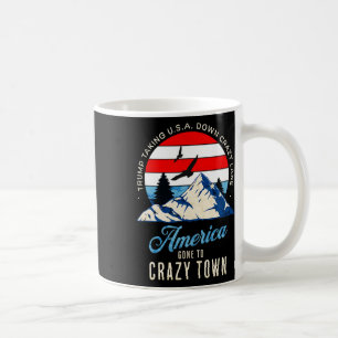 Taza De Café Trump Aranceles Locos Y Llevar A Ee.Uu. Por Un Lad