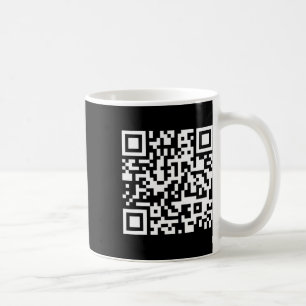 Taza De Café Trump baila troll Qr Divertido presidente Trump