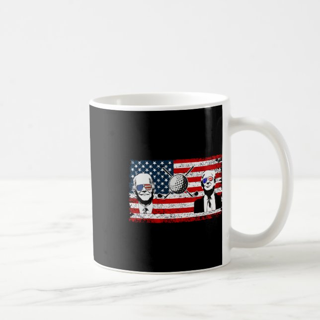 Taza De Café Trump Biden Flag Elecciones presidenciales norteam (Derecha)
