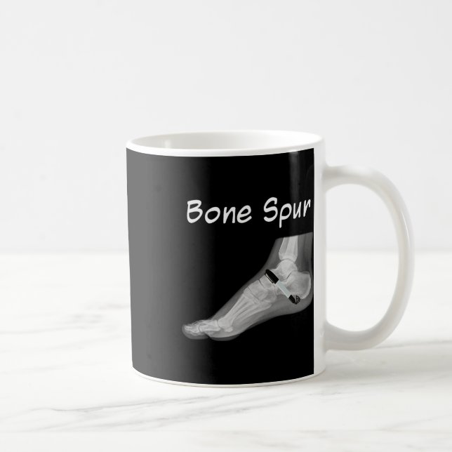 Taza De Café Trump Bone Spur Ink Pen Funny Anti Trump  (Derecha)