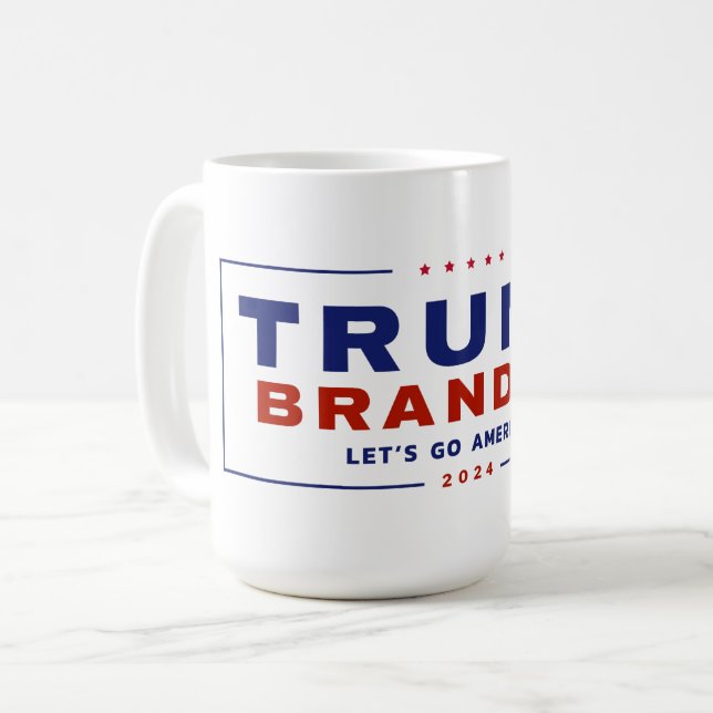 Taza De Café Trump Brandon 2024™ Clásico de Elecciones Mug 'Ofi (Anverso izquierdo)