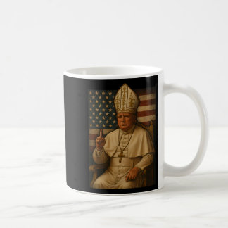 Taza De Café Trump como Iglesia del Vaticano El Papa Republican