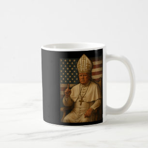 Taza De Café Trump como Iglesia del Vaticano El Papa Republican
