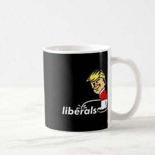 Taza De Café Trump, contra el liberalismo Donald Trump