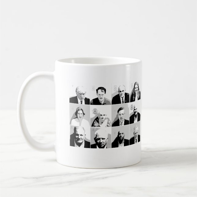 Taza De Café Trump Copendant Mugshots (Izquierda)