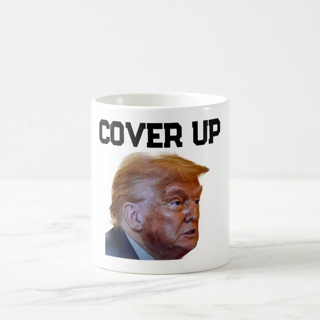 Taza De Café Trump Cover Up Coffee Mug (Centro)