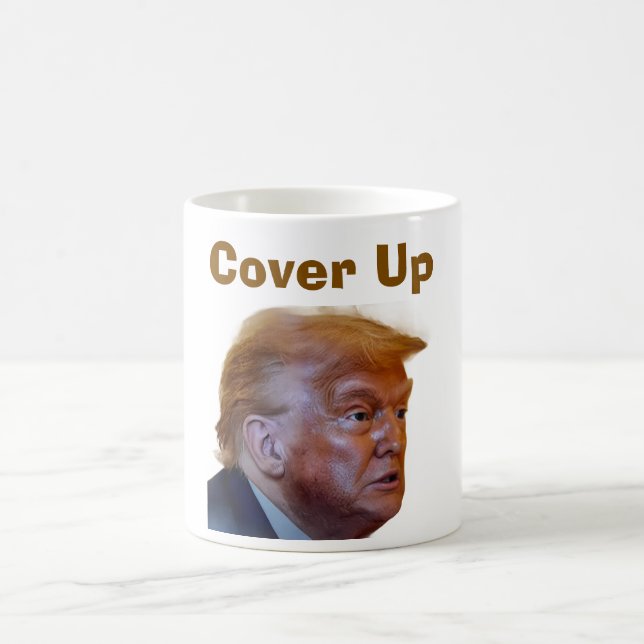 Taza De Café Trump/Cover Up Coffee Mug (Centro)