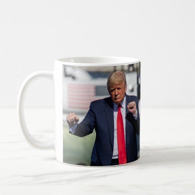 Taza De Café Trump Dance Funny (Izquierda)
