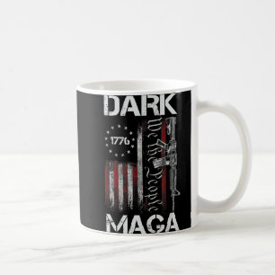 TAZA DE CAFÉ TRUMP DE APOYO A MAGA OSCURA ANTI-BIDEN