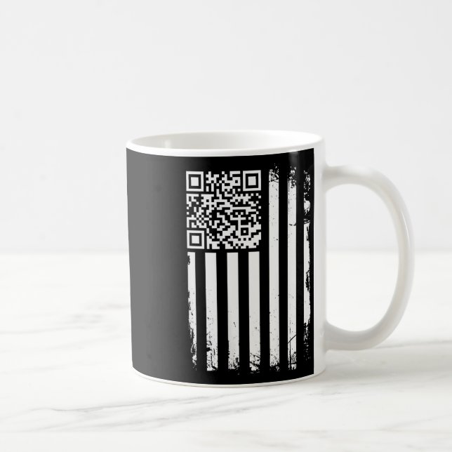 Taza De Café Trump, el gracioso presidente de Qr (Derecha)