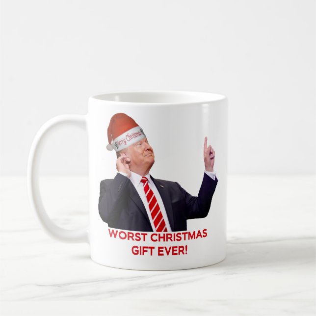 Taza De Café Trump, ¡el peor regalo de Navidades de la historia (Izquierda)