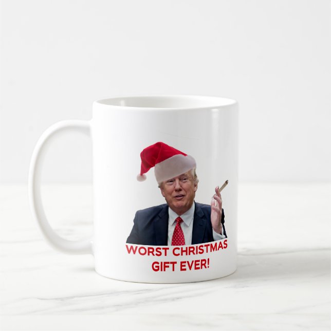 Taza De Café Trump, ¡el peor regalo de Navidades de la historia (Izquierda)