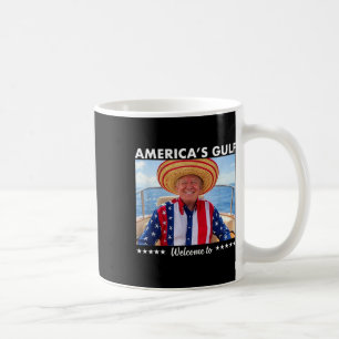 Taza De Café Trump, el presidente de Estados Unidos en el Golfo
