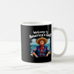 Taza De Café Trump, el presidente de Estados Unidos en el Golfo
