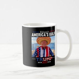 Taza De Café Trump, el presidente de Estados Unidos en el Golfo