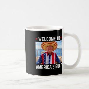Taza De Café Trump, el presidente de Estados Unidos en el Golfo
