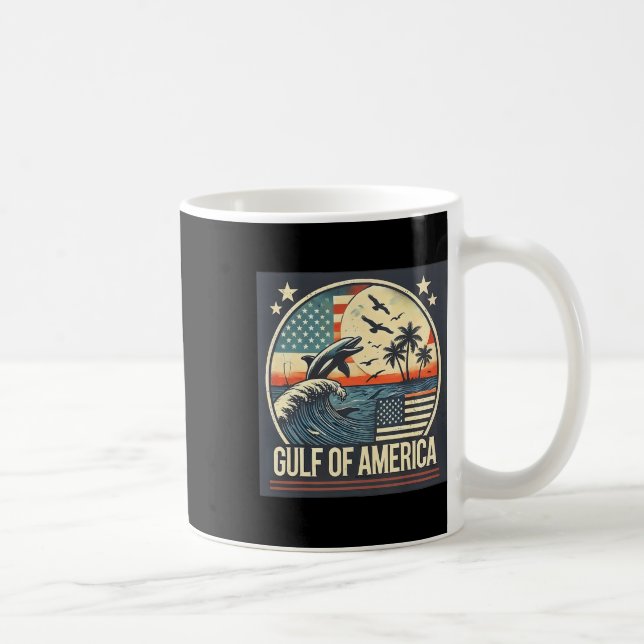 Taza De Café Trump, el presidente de Estados Unidos en el Golfo (Derecha)