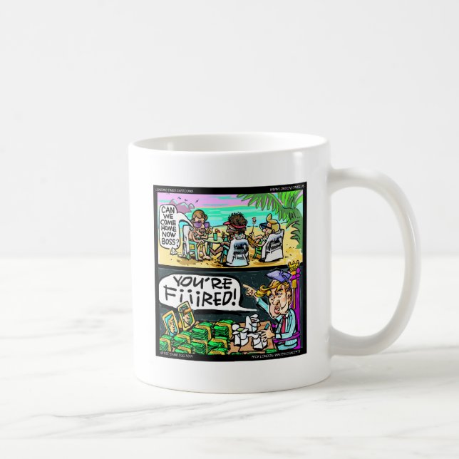 Taza De Café Trump en Haití detecta divertidos regalos y tarjet (Derecha)