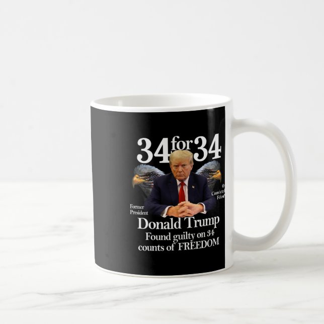 Taza De Café Trump Encontró Culpable En Y#; Recuentos De Libert (Derecha)