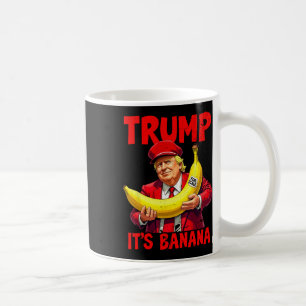 Taza De Café Trump es banana (a escala) gracioso meme 1