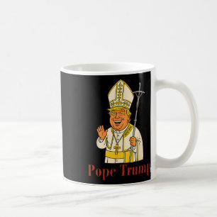 Taza De Café Trump es gracioso, Trump es un retro cristiano en
