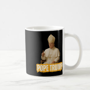 Taza De Café Trump es gracioso, Trump es un retro cristiano en