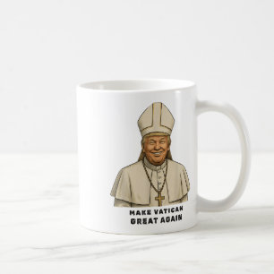 Taza De Café Trump es gracioso, Trump es un retro cristiano en 