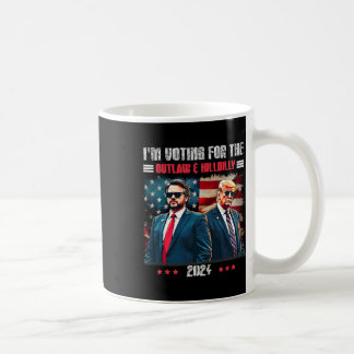 Taza De Café Trump Estoy votando por el forajido y Hillbilly Tr