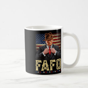 Taza De Café Trump Fafo De Alrededor Encuentra Patriótico De Ba
