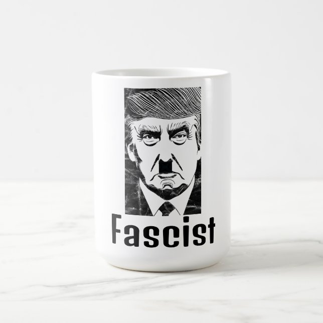 Taza De Café Trump fascista café Mug (Centro)