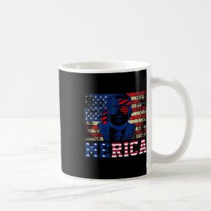 Taza De Café Trump Feliz 4 De Julio Bandera Norteamericana