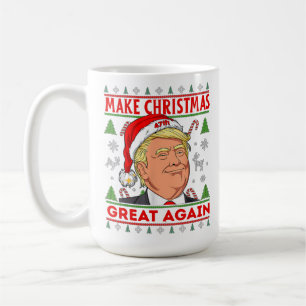 Taza De Café Trump Feliz Navidad Mug, Donald Trump