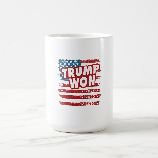Taza De Café Trump Ganó 2024 (Centro)