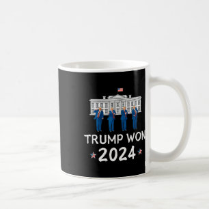 Taza De Café Trump Ganó 2025 Trump Baila En La Celebración De L