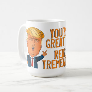 Taza De Café Trump gracioso el día del padre