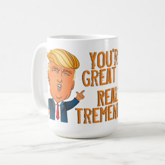 Taza De Café Trump gracioso el día del padre