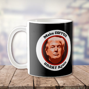 Taza De Café Trump hace que el café sea grande