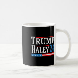 Taza De Café Trump Haley 2024 Presidente Elección Republicano T