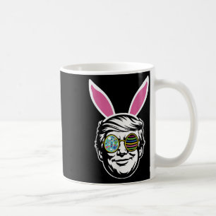 Taza De Café Trump Happy Easter Bunny Egg Hunt Spring Funny Hop