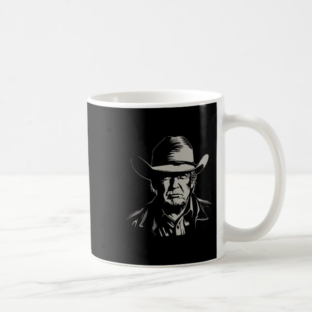 Taza De Café Trump Head Cowboy Ee.Uu. 2024 Vota Elección Maga 1 (Derecha)