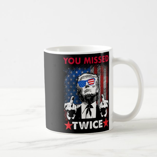 Taza De Café Trump Intento de Inación Trump 2024 que perdiste d (Derecha)